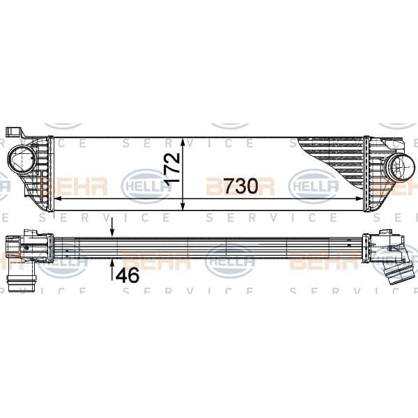 KNECHT CI386000P Turbo Radyatörü (Intercooler) 10- Master 2.3Dci