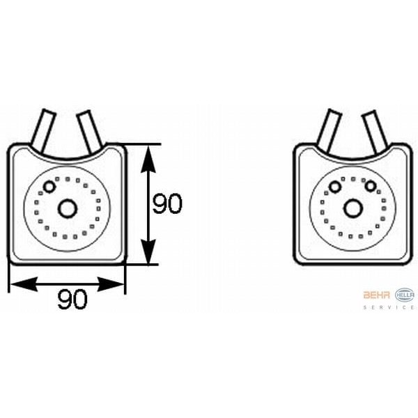 KNECHT CLC161000S Yağ Soğutucu 98- Golf IV V Bora 1.6 