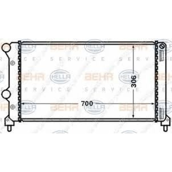 KNECHT CR1448000S Su Radyatörü (480×895) Doblo (Eno:8Mk376767701) 