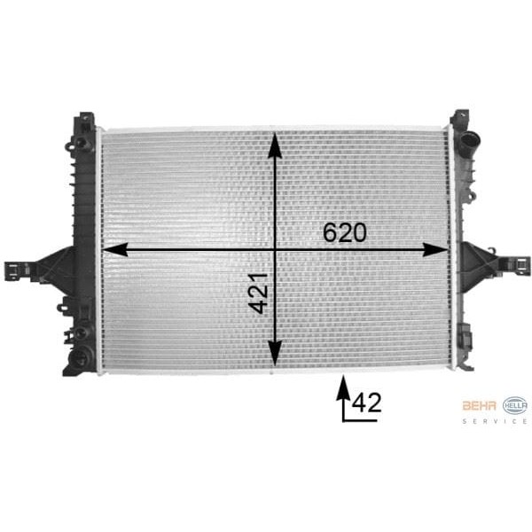 KNECHT CR1547000S Su Radyatörü (115×1050) Volvo C70 (Eno:8Mk376774231) 