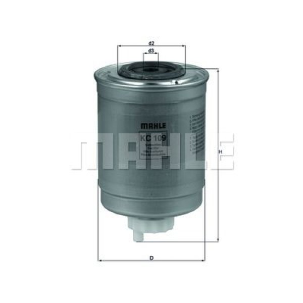 KNECHT KC109 Mazot Filtresi Transit T12 T15 Transit 94-00 2.5 Td Turbo