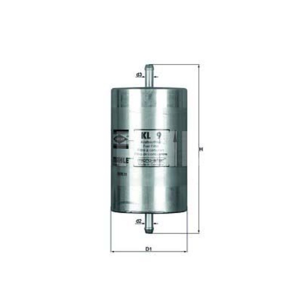 KNECHT KL2 Benzin Filtresi Renault 9 R11 R19 R21 CLIO I Laguna Safrane / 505 806 / Golf III Passat /