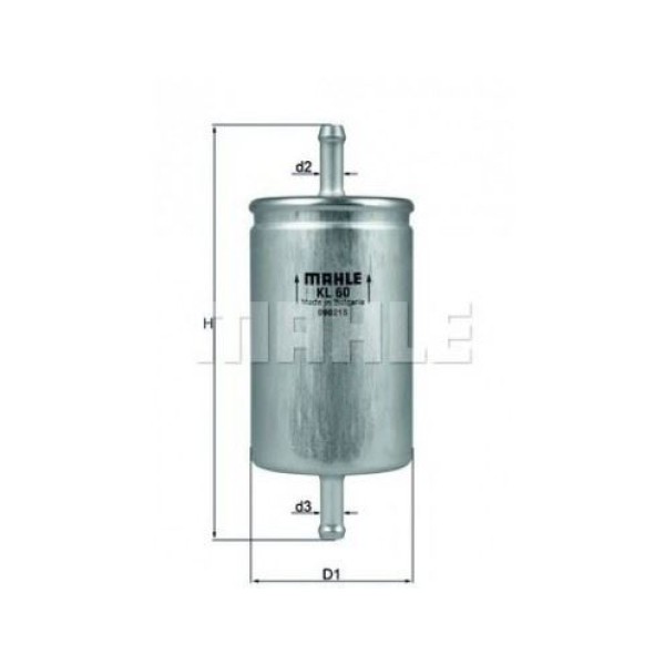 KNECHT KL60 Yakıt Filtresi Polo3 1.4 1.6 16V 94- 