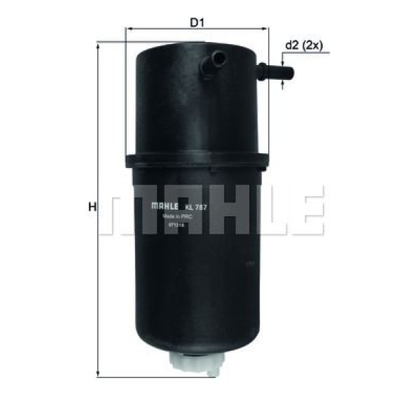 KNECHT KL787 Mazot Filtresi Amarok 10- 2.0 TDI 2.0 Tsı 2.0 BıTDI 