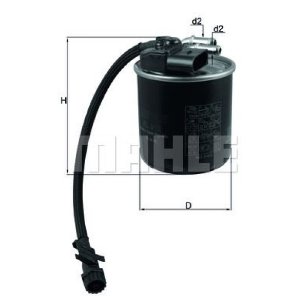 KNECHT KL912 Mazot Filtresi Sprinter 12- Vito 10- 