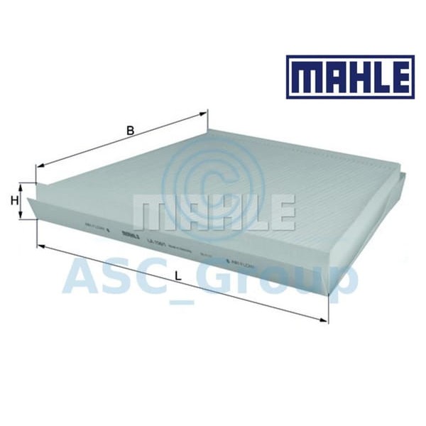 KNECHT LA156 Polen Filtresi Mercedes W211 W219 02-08