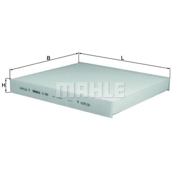 MAHLE LAO888 Polen Filtresi Golf VII-A3-Leon-Octavia 1.2 Tsı-1.4 Tsı-1.6 TDI-2.0 TDI 12-(Karbüratörl