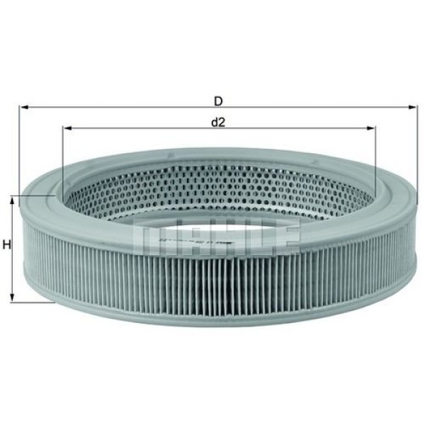 KNECHT LX208 Hava Filtresi Favorıt Felıcıa 1.3 Forman