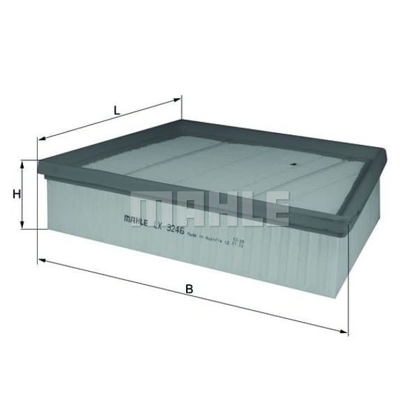 MAHLE LX3246 Hava Filtresi Discovery Sport 14- Freelander II 11- Range Rover Evoque 11- 2.0 Sı4