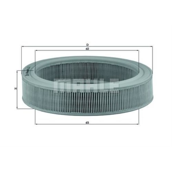 KNECHT LX568 Hava Filtresi Golf III 91-97 Polo Classıc Caddy II 95-04 / 80 100 / Cordoba 93-99 Ibiza 