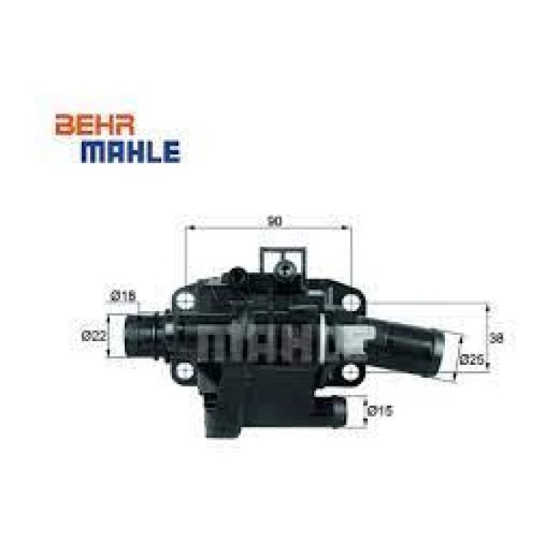 MAHLE TH4183 Termostat Komple Ford Focus II Da_. Hcp 83C