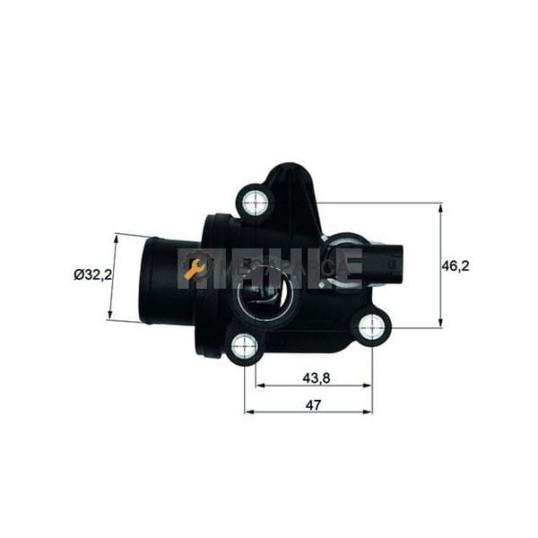 MAHLE TI1287 Termostat Komple Mercedes-Benz A Class W168 87C 