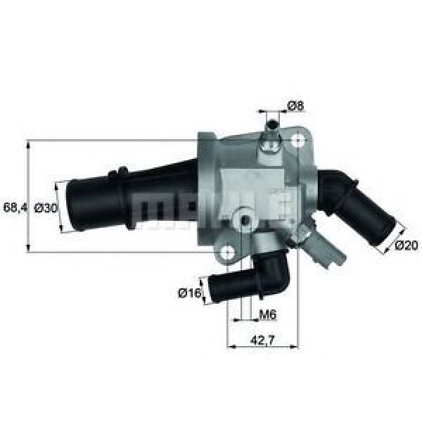 MAHLE TI15388 Termostat Komple 88°C Albea Doblo Palio Punto Panda 1.3 Corsa C Combo Merıva Tigra 1.3