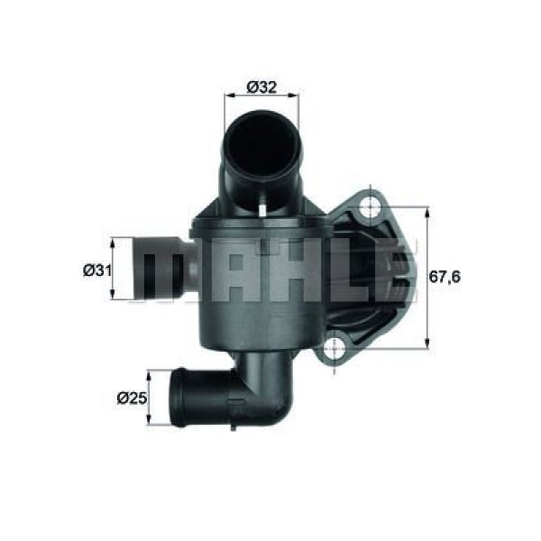 MAHLE-KNECHT TI3587 Termostat Komple 87°C Amarok Crafter CKUB Cslb Cdca Cdba Cktb Cktc Ckuc 