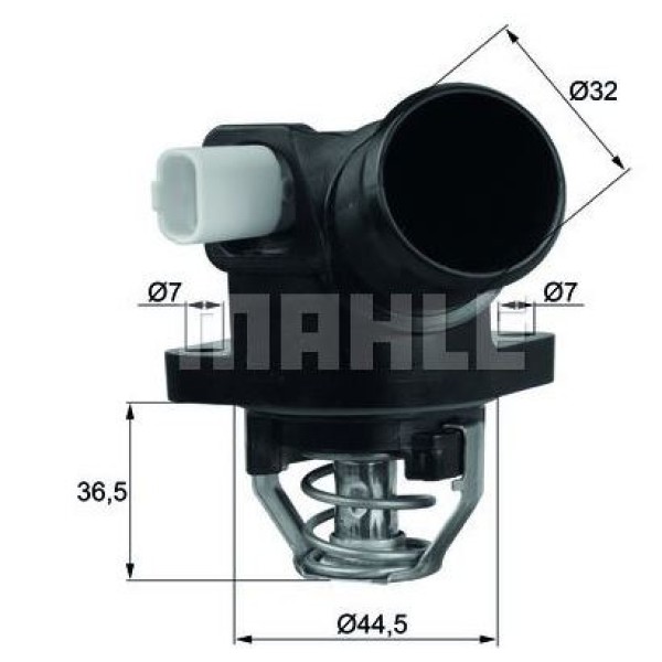 MAHLE TM32103 Termostat Komple 103°C Müsürlü 207 1.4 1.4 16V 1007 1.4 C2 1.4 1.6 C3 1.4 1.6 03- 