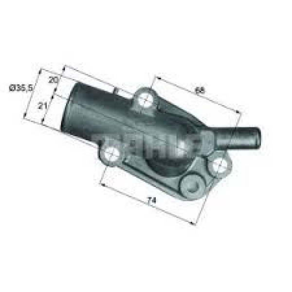 MAHLE TM5109 Termostat Komple Lupo 6×1. 6E1 109C