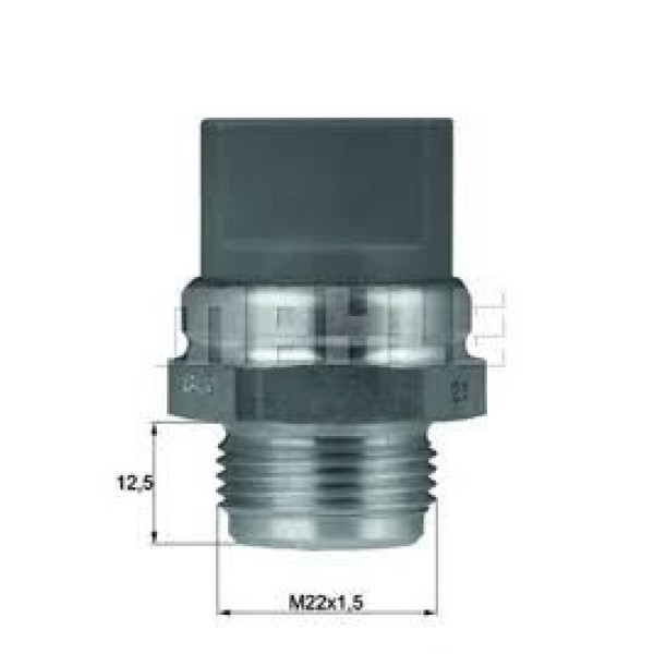 MAHLE TSW9D Fan Müşürü Bora 1.9TDI Caddy II 1.9TDI Passat 1.6 1.8 2.3-2.8V6 1.9TDI 95°C 90C 