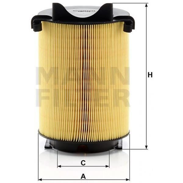 MANN C14130 Hava Filtresi Golf V Jetta III Passat Caddy III / A3 / Altea / Octavia 1.4 Tsı 1.6 2.0 F 