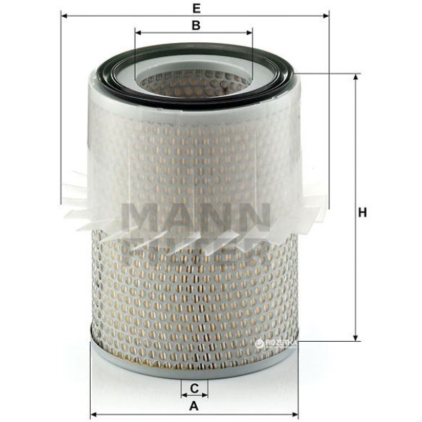 MANN C16148 Hava Filtresi L200 98-06 2.5Td 2.8Td Pajero 91- 