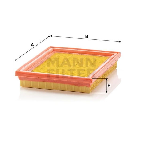 MANN C2237 Hava Filtresi Cooper 04- 1.6 115Hp