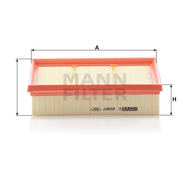 MANN C2287 Hava Filtresi Mercedes W169 W245 04-11