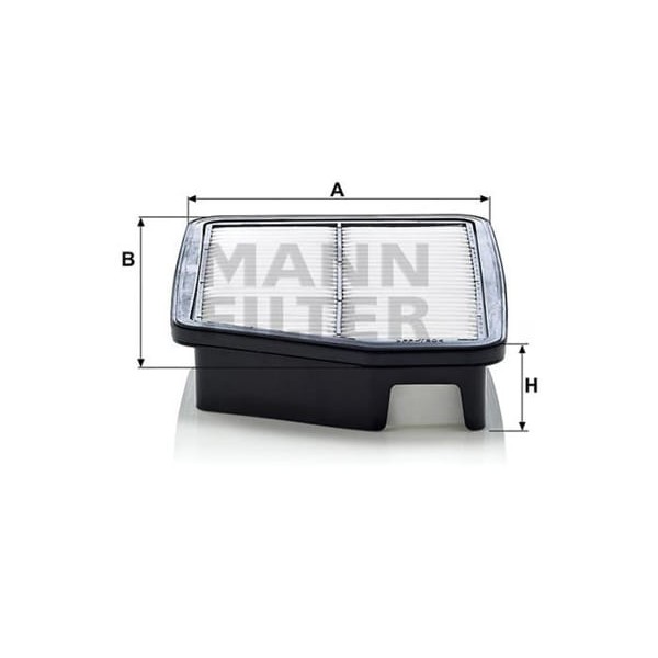 MANN C2630 Hava Filtresi Rezzo 05- 1.6 105Hp 