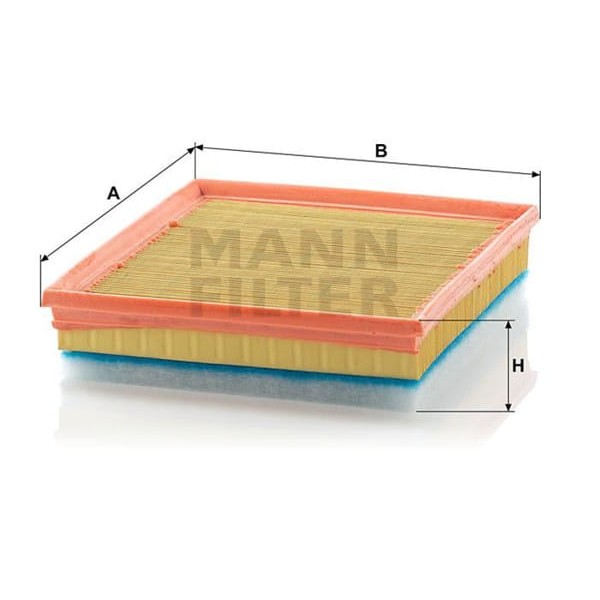 MANN C2687 Hava Filtresi Ford Ka I 1.6 95Hp 10 02-12 08 