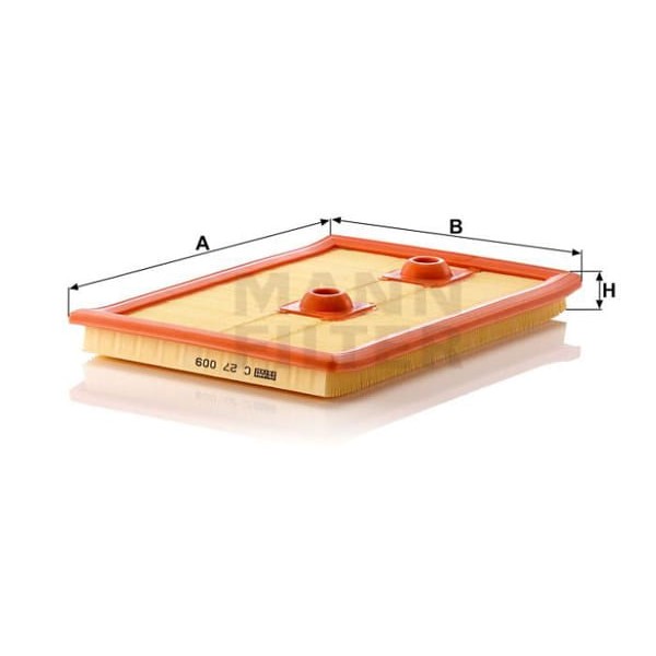 MANN C27009 Hava Filtresi Golf VI Vıı / A3 12- / Ibiza Leon 12- 1.2 Tfsı 1.4 Tfsı 