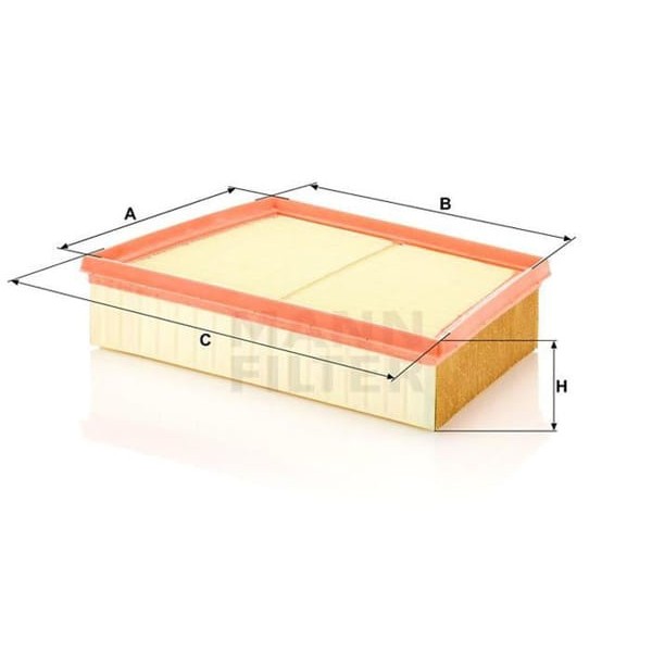 MANN C28022 Hava Filtresi Landrover Discovery Sport 2.0 D 15- Range Rover Evoque Jaguar E-Pace 2.0 D 