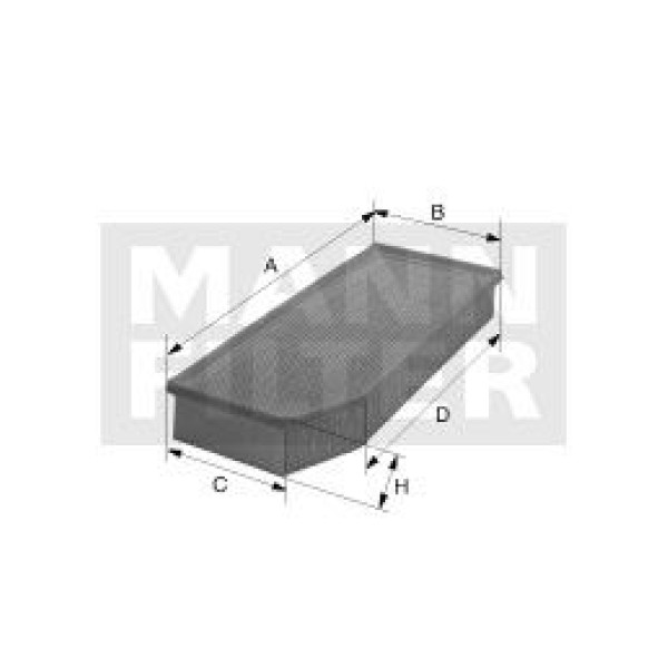 MANN C28037 Hava Filtresi Bmw G30 530 17-