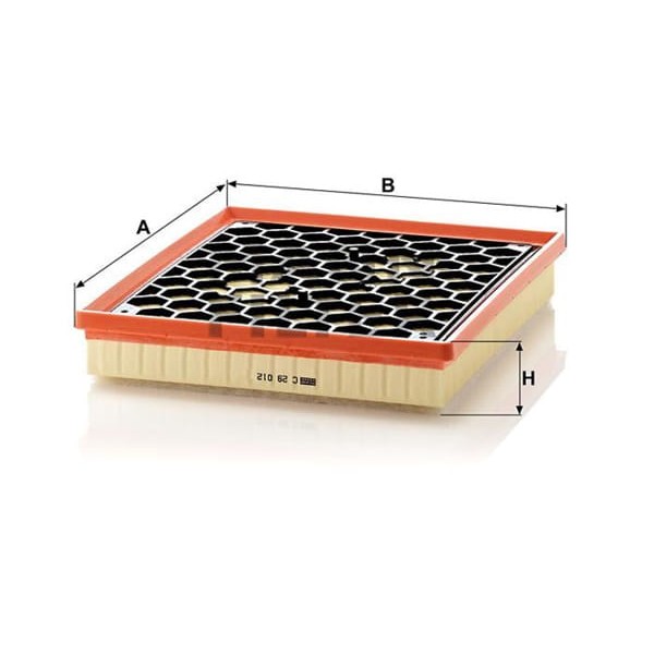 MANN C29012 Hava Filtresi Insignia 08- 1.6 1.8 2.0 Cdtı 2.8 V6