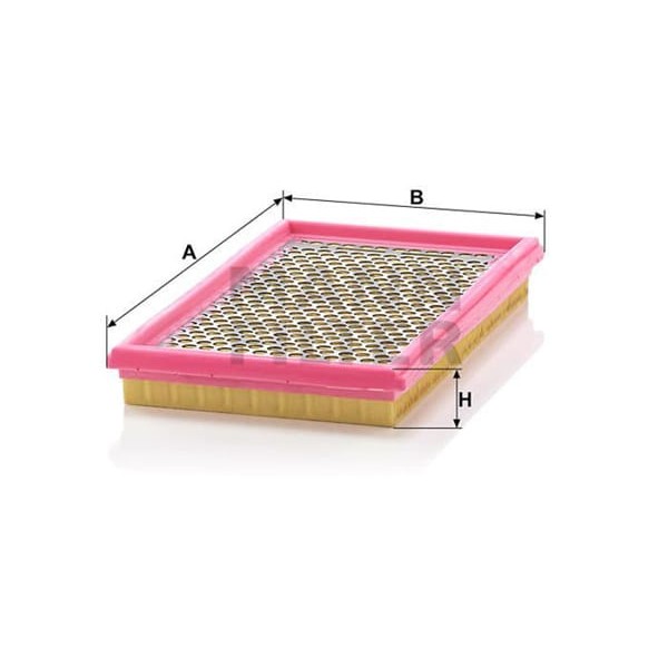 MANN C2966 Hava Filtresi Mazda 323 VI Bj 2.0 Td 90Hp 09 98-02 01