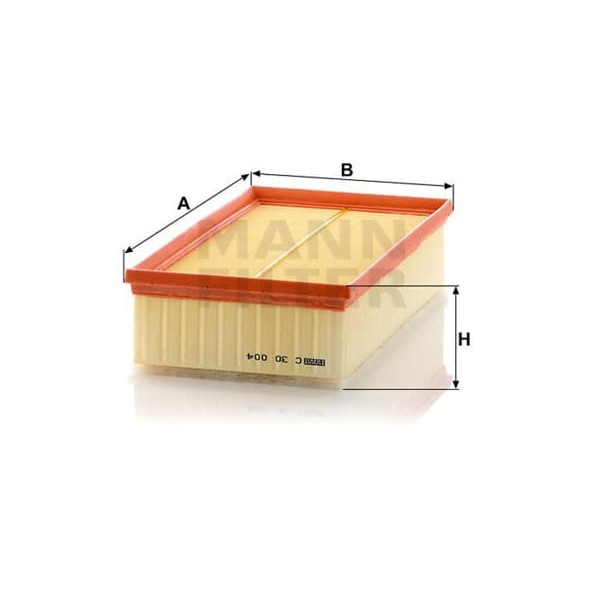 MANN C30004 Hava Filtresi Golf VI Vıı / A3 / Leon III / Octavia III 1.6 TDI 2.0 TDI