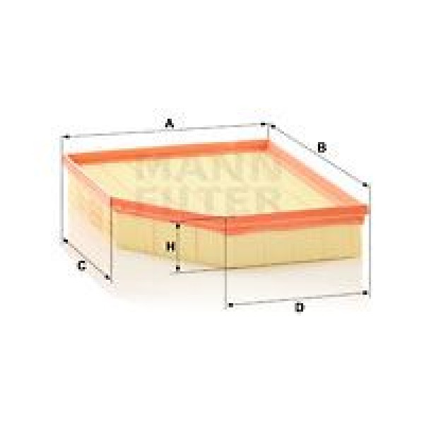 MANN C30196 Hava Filtresi V40 B4154 T3 B4154 T5 15-