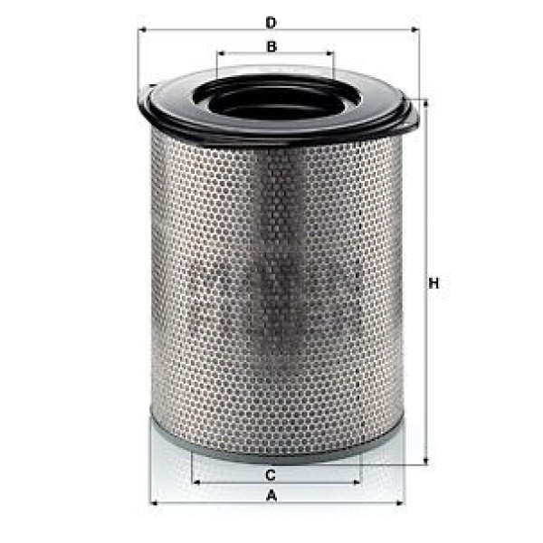 MANN C321500 Hava Filtresi Dıs Volvo Fh 12 340 - 380 - 460 93- Eskı Tıp