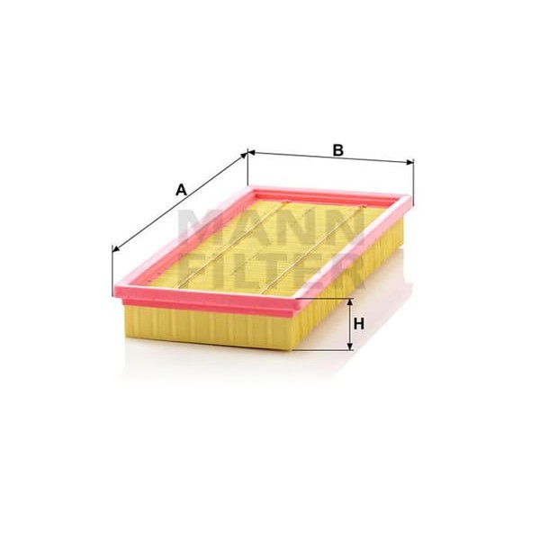 MANN C3275 Hava Filtresi Doblo 10- Bravo II Idea Stilo Punto Evo Grande Punto 1.2 16V 1.4 1.4 16V