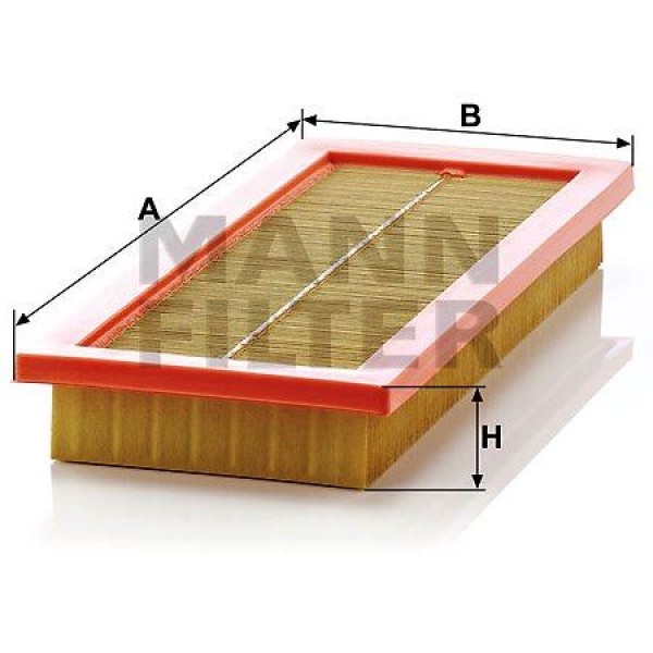 MANN C3495 Hava Filtresi Fiorino 07- Qubo 08- / Bipper 08- / Nemo 08- 1.4