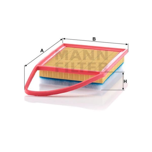 MANN C3585 Hava Filtresi 206 207 308 508 Partner / C3 C4 II C4 Cactus C5 II Berlingo 1.6 HDI