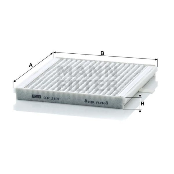 MANN CUK2137 Polen Filtresi S40 95- V40 95- Karbonlu 