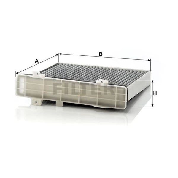 MANN CUK2230 Polen Filtresi Outlander Pajero 00- Karbonlu 