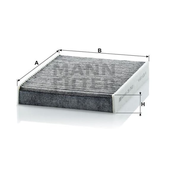 MANN CUK2433 Polen Filtresi Fiesta V 01- Fusion 02- Karbonlu