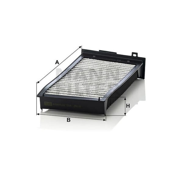 MANN CUK3518 Polen Filtresi C5 01- Karbonlu 