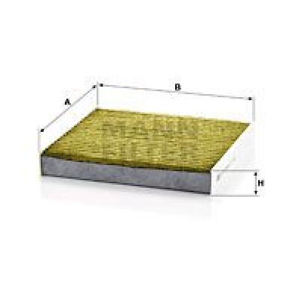 MANN FP1919 Polen Filtresi (193×213×29) Rav 4 IV 2.0 4Wd 12- 3Zr-Fae