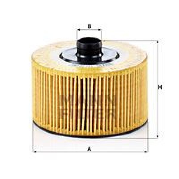 MANN HU10002Z Yağ Filtresi (Renault :CLIO 1.2 Tce 13- /Megane IV 1.2 Tce 1.3 Tce 15-)