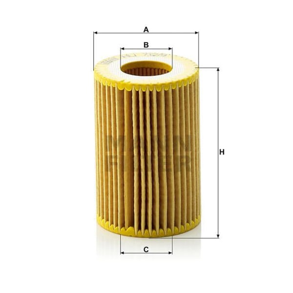 MANN HU7129X Yağ Filtresi Civic 05- Accord 08- Cr-V 4X4 08- 2.2 I-Dtec Dpf 