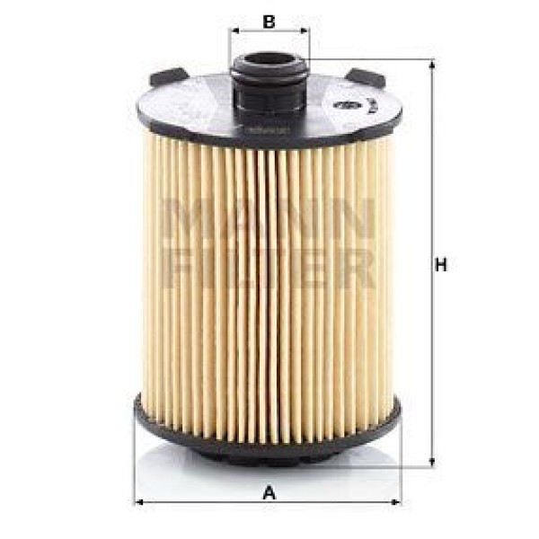 MANN HU8014Z Yağ Filtresi Volvo : S60 II 1.5 T2 T3 2.0 T2 T3 15-