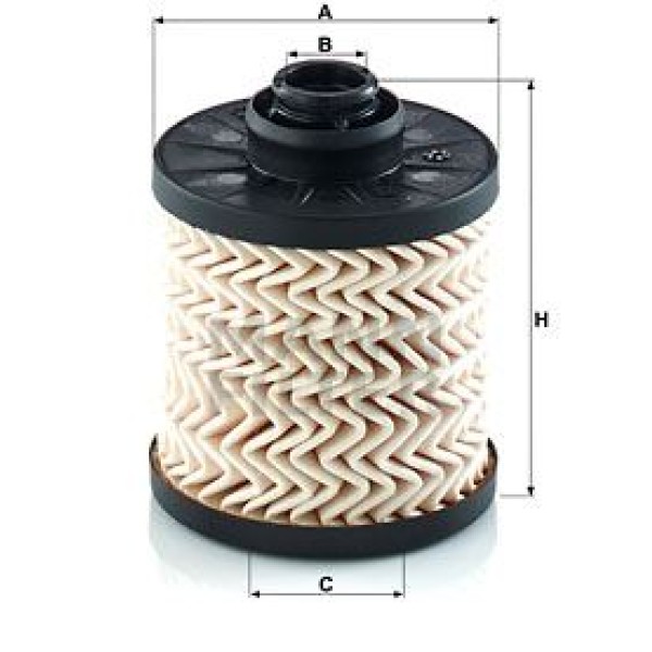 MANN PU7011Z Mazot Filtresi 208 308 (T9) 508 / C4 B7 C4 Cactus C5×7 Ds3 Ds4 / Focus IIIı Cew 14- Gal 