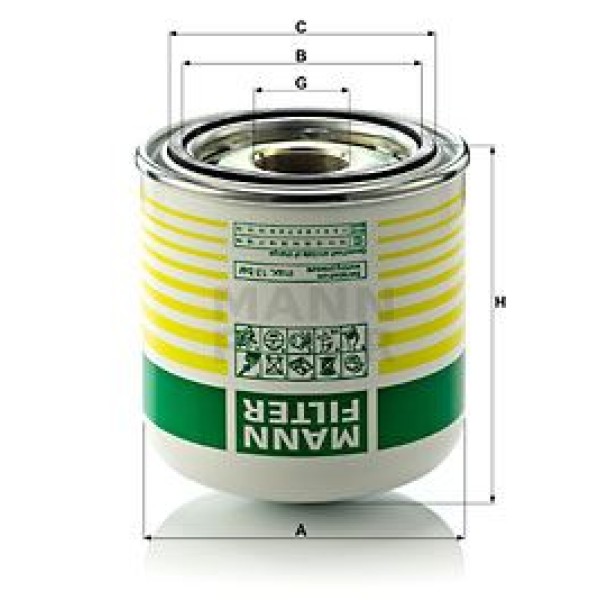 MANN TB1364X Hava Filtresi Daf Kurutucu