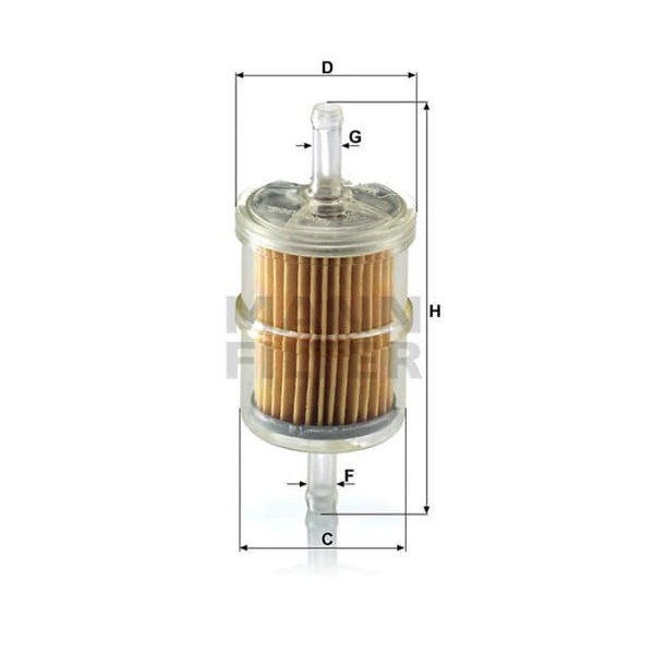 MANN WK422 Benzin Filtresi Renault 9 / Ax Bx / Favorıt Felıcıa 