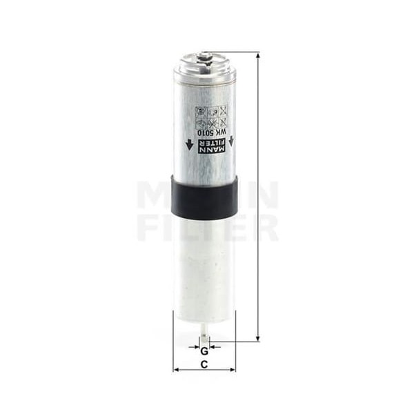 MANN WK5010Z Mazot Filtresi Bmw 3 05-11 Bmw X1 Bmw X3 Bmw X4 316D 318D 320D